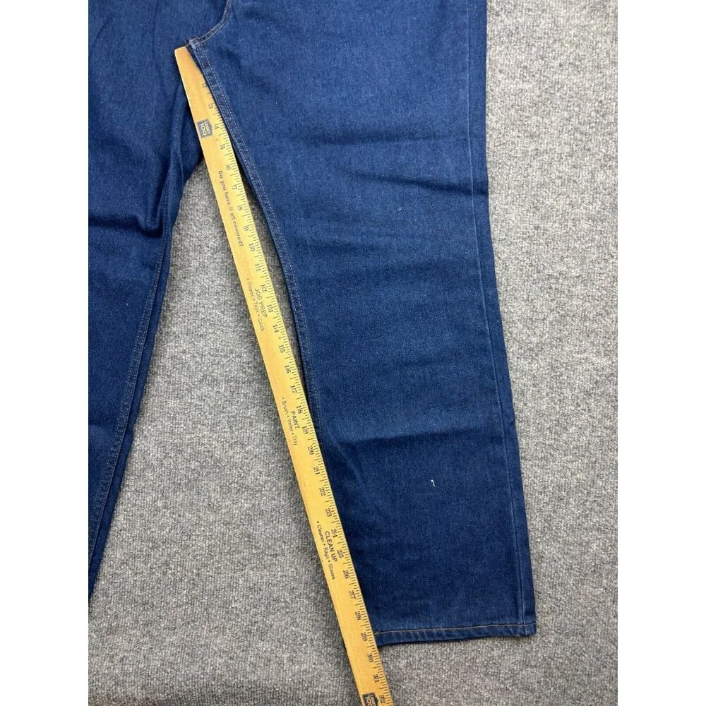 Vintage Levi's 841 Orange Tab Jeans Men's W40 x L30‎ Dark Blue 70s Work Pant